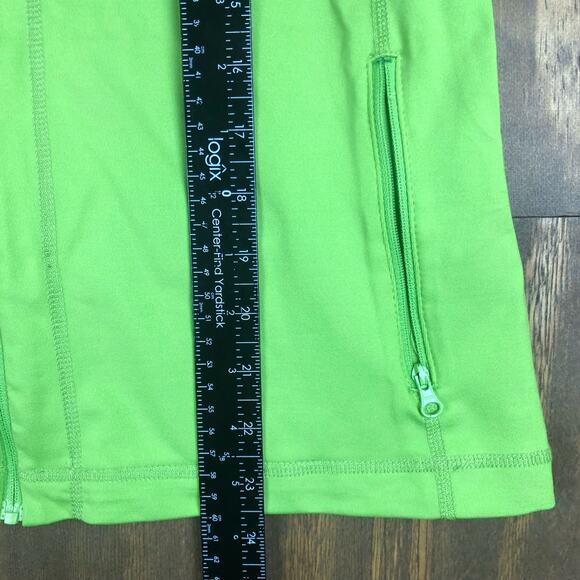 FootJoy Unisex Sweater Green Full Zip Up Comfort Quick Dry Nylon Stretch Medium - Picture 8 of 12